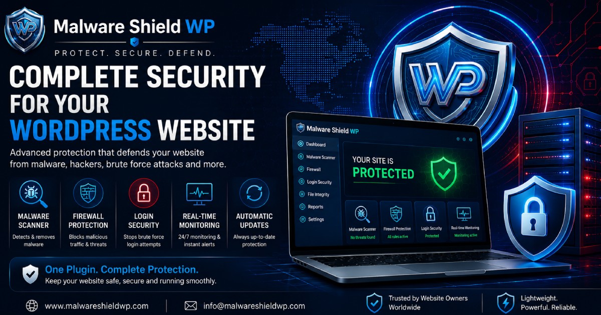 Complete WordPress Security Solution | Malware Shield WP