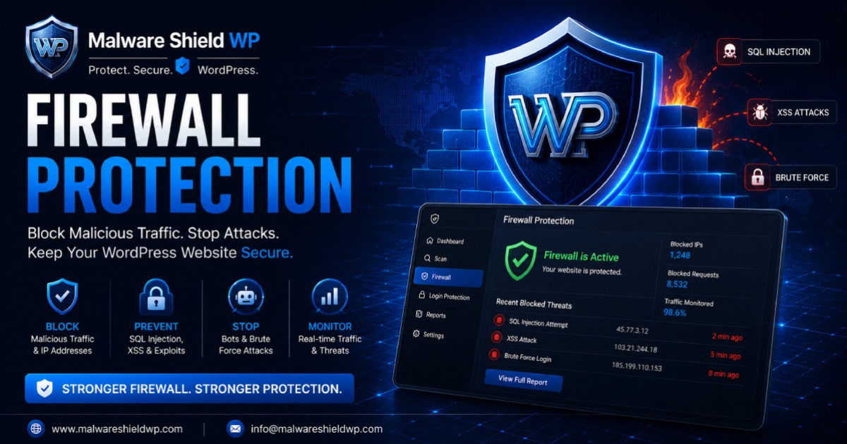 WordPress Firewall Protection | Block Malicious Traffic & Secure Your Website
